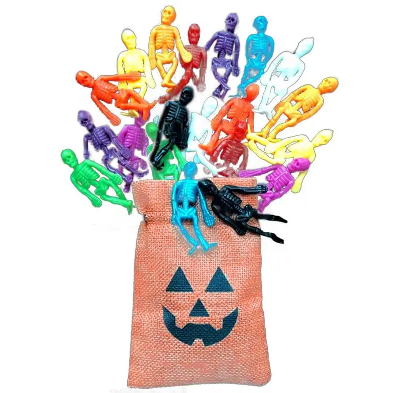 

Halloween Skeleton Toys For Kids 20pcs Happy Halloween Goodie Bag Filler Skull Toys Halloween Party Favor Goodie Bag Filler Toys