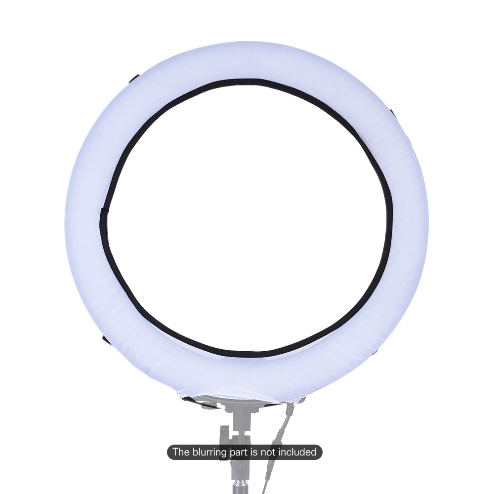 Andoer Photography Video Flash Speedlite Light Soft Cloth Diffuser Kit for Andoer LA-650B LA-650D & Any 18-inch Ring Flash Light