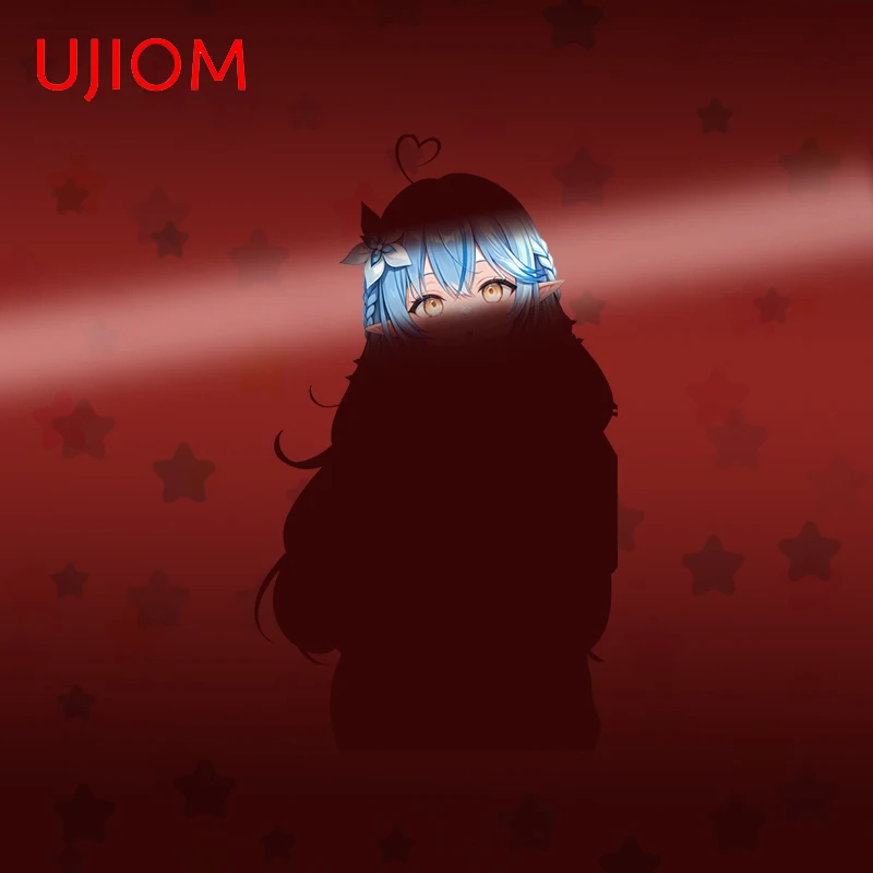 UJIOM Yukihana Lamy Seductive Wall Sticker Fashion Popular Waterproof Graphic Hololive Decal Suitable For Unique Game Room Decor