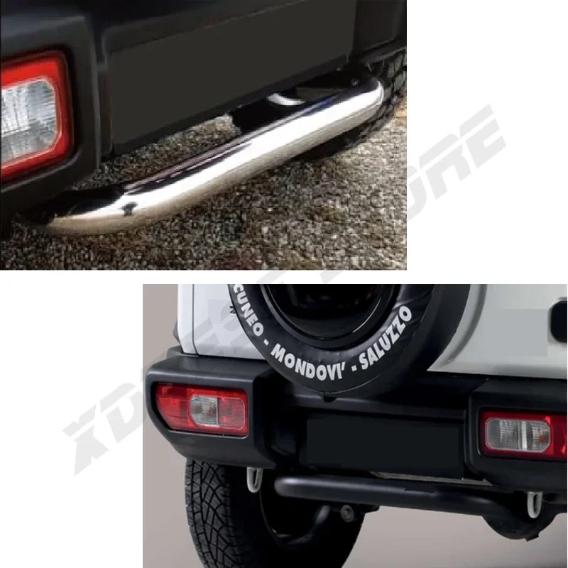 Car Front Rear Bumper Steel Bull Bar Front Bumper Guard Protect Rear Bumper for Suzuki Jimny JB74 JB64 2019 2020 2021 2022 2023