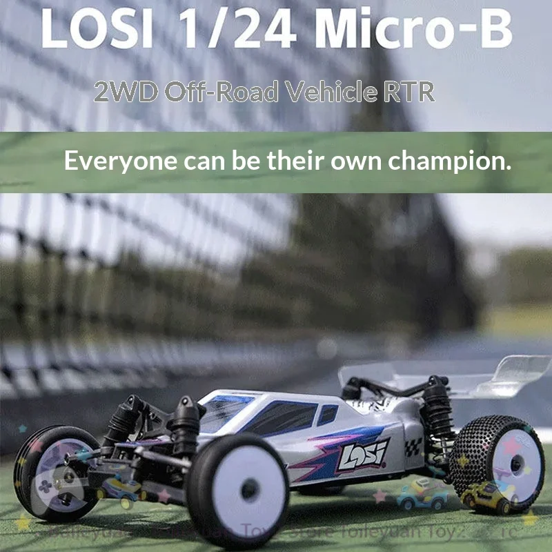 New Losi Rc Buggy 2WD Electric Remote Control 1 24 Scale Micro B Off Road Model Car Portable Pocket Size Competition Racing
