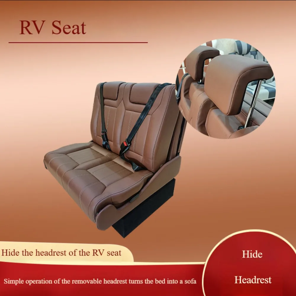 Three-fold RV seat campervan bed van two-seater three-seater optional For conversion Fushun Quansheng Iveco Maxus V80 van