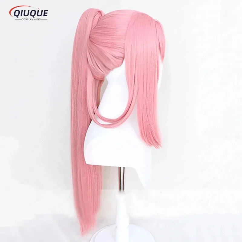 Nene 2025 SK∞ زهر الكرز تأثيري طويل مستقيم ضفيرة الوردي ذيل حصان مقاومة للحرارة SK8 إنفينيتي SK ثمانية الباروكات + شعر مستعار