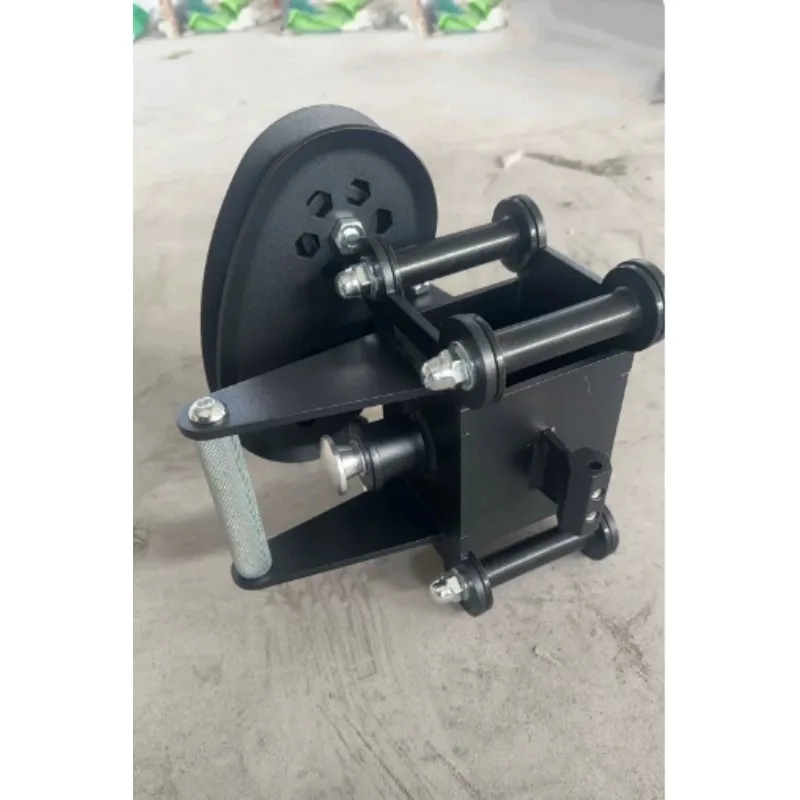 Quick-Adjust Aircraft-Grade Knurled Handle Spring Pin Aluminum Pulley. Compatible with 75mm Square Tubing,26mm Bore Diameter