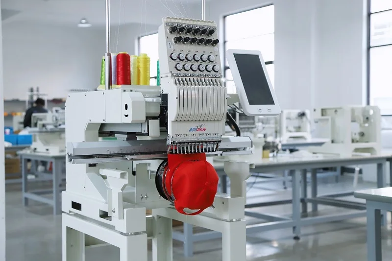 REVHON New Single Head Computerized Embroidery Machine with Automatic Gear Core for Printing Shops & Retail