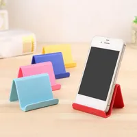 Mini Portable Mobile Phone Desktop Stand Colorful Small Smartphone Holder Support For Iphone Samsung Huawei Home Office Supplies