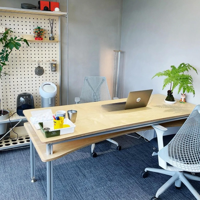 

Ocean plate aluminum profile table, Nordic minimalist desk