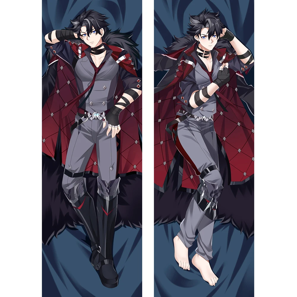 Genshin Impact Wriothesley Dakimakura 2WAY zawias etui na ciało Anime poduszka poszewka na poduszkę prezenty bożonarodzeniowe