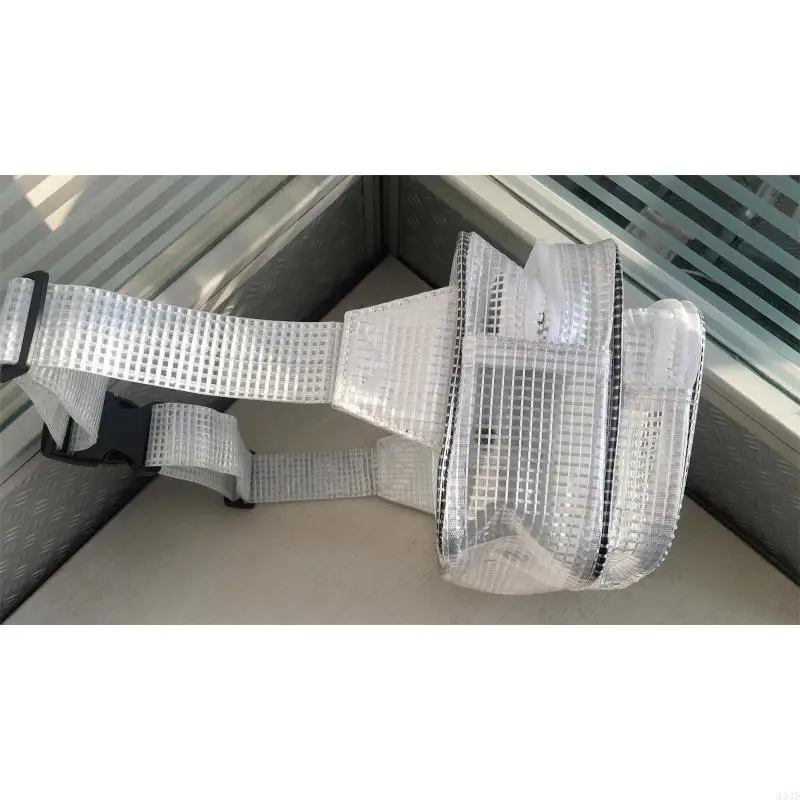 

340D Anti-static Cleanroom Engineer Bag for Cleanroom Clear PVC Waist Bag Shoulder