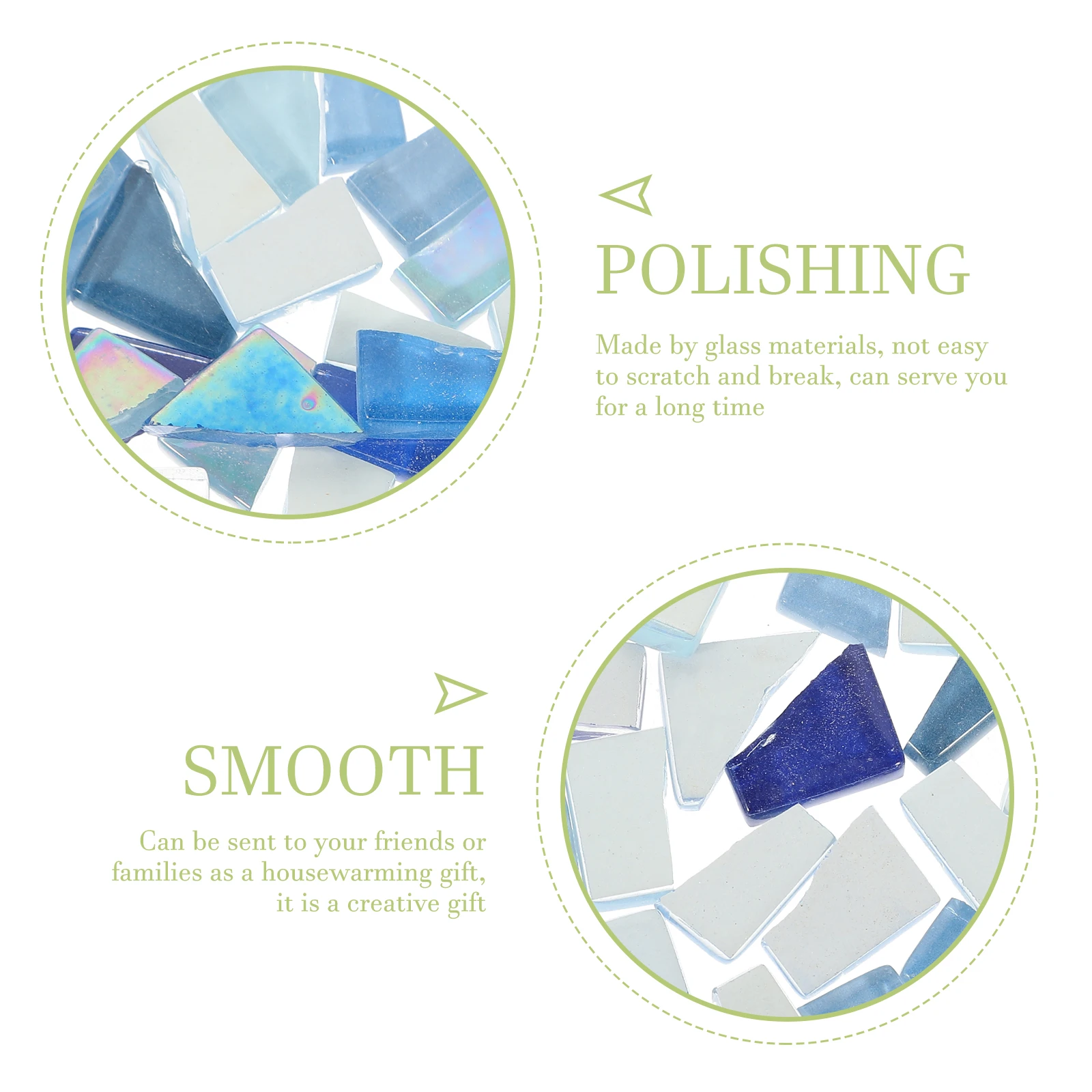 

Creative 1 Bag Decorative Pieces Crafts Flowerpots Vase Making Supplies Tiles Diy Art Projects Diy Mosaic Tiles For Home Decor