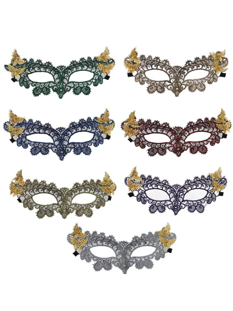 Masque pour les yeux Sexy plume eau diamant gland vénitien mascarade bal Halloween fête déguisement accessoires de déguisement dame masque facial