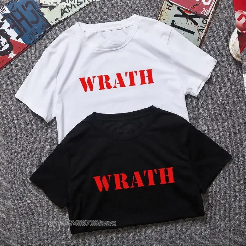 Limited Wrath Natural Selection Logo Design Men Black T-Shirt Size Xs-3xl Oversize Streetwear Unisex Women T Shirt