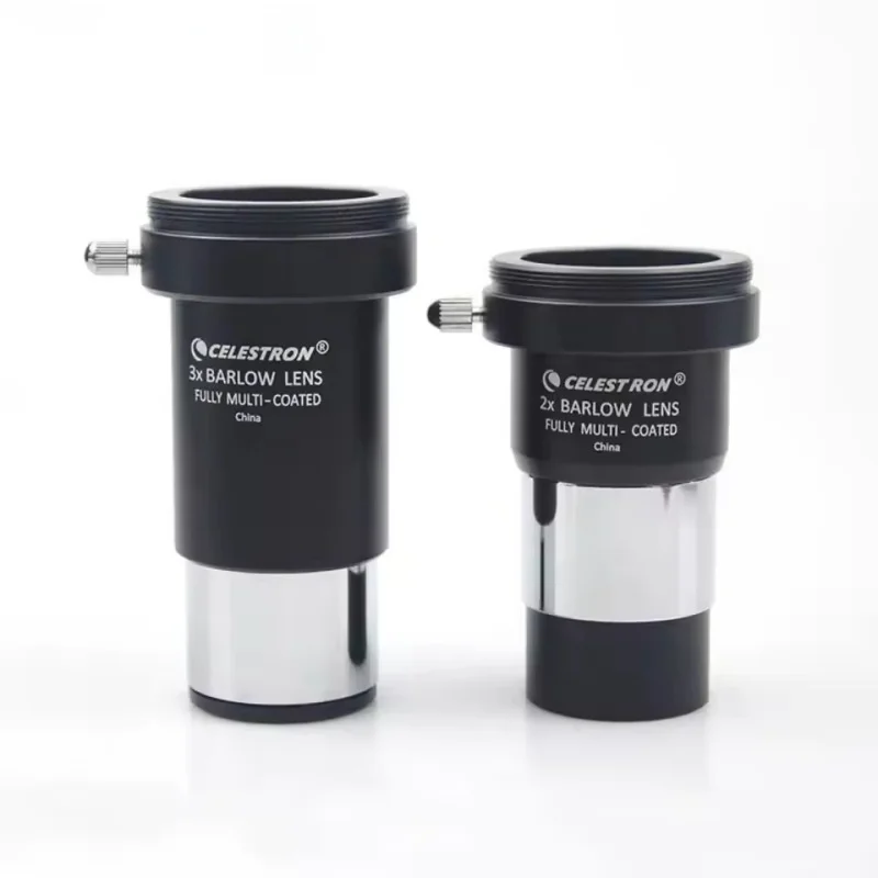

M42 Threaded 1.25" Barlow Lens 2X/ 3X Fully Multi-Coated Green Film for Astronomical Telescope Eyepiece