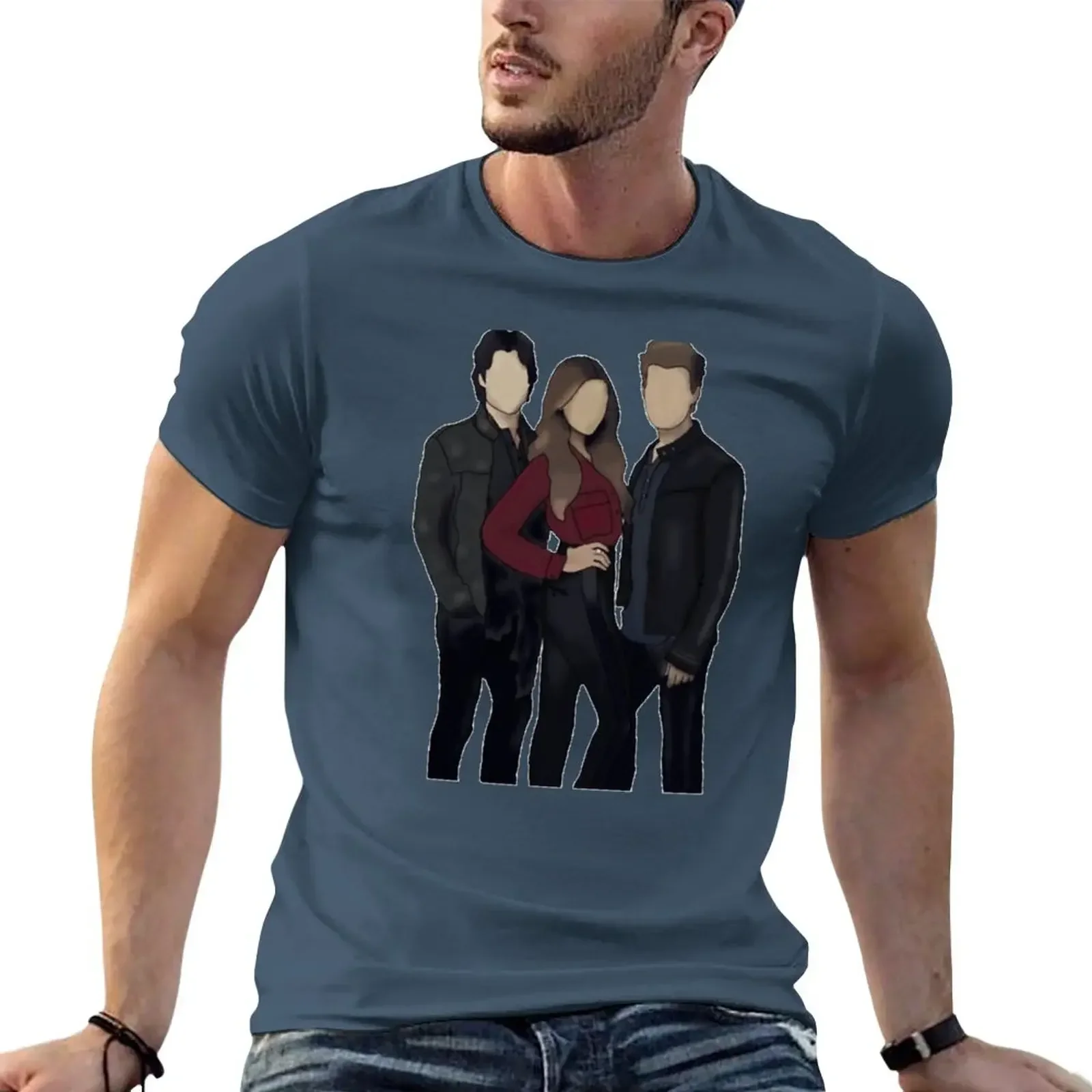 Elena Gilbert _amp_ Salvatore Brothers T-Shirt shirts graphic tees plus sizes men graphic t shirts