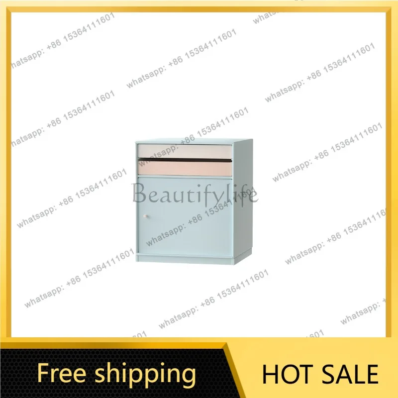 YJ Modern Minimalist Matte Lacquered Nightstand Drawer Storage Bedside Small Side Cabinet For Bedroom Home Furniture