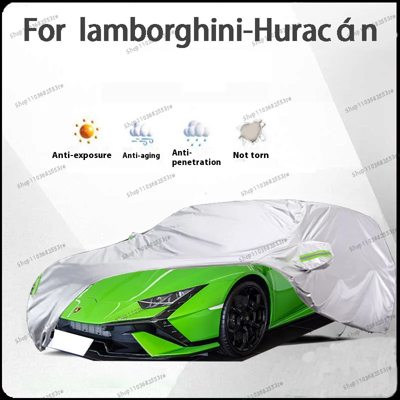 

For Lamborghini Huracán Fit Car Cover Waterproof, Dustproof, Sunshade (UV), Snowproof | Silve Full Cover with All-Day Protection
