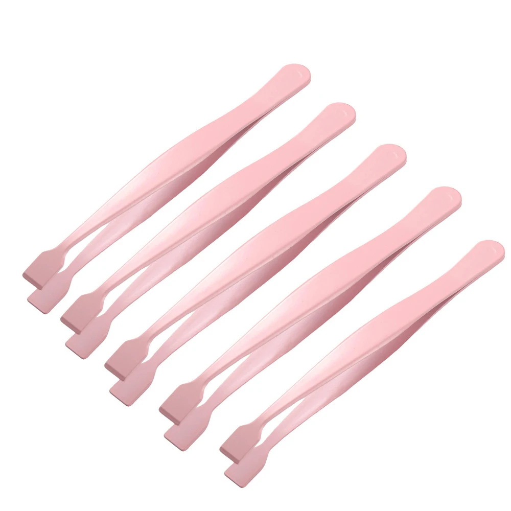 1/5pcs Lash Applicator Tool, Tweezers for Facial Hair Women, Eyelash Cluster Tweezers Precise Professional Non Slip Makeup Tool