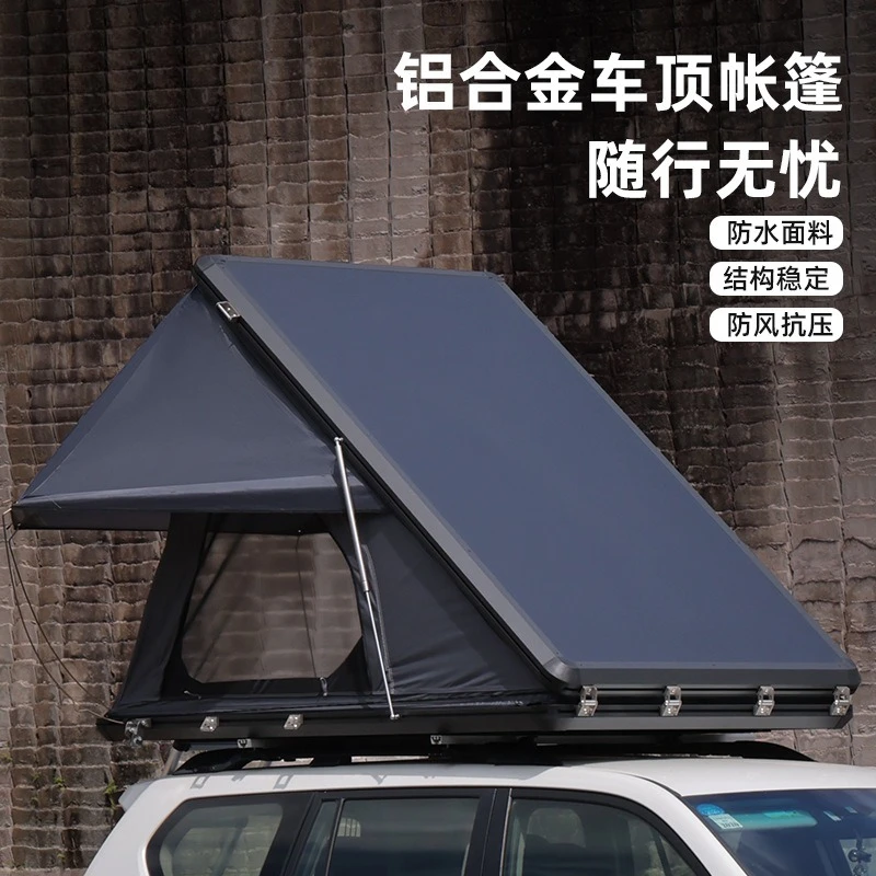 

Aluminum Alloy Triangular Roof Tent Outdoor Camping SUV Off-road Self-driving Car