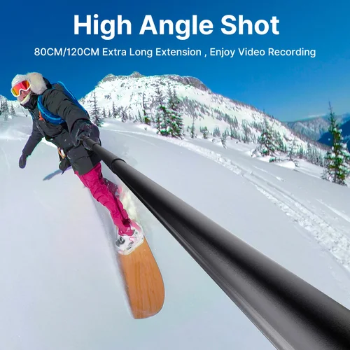 Imagen 2 del producto Ulanzi MT-57 MT-58 Insta360 80/120CM palo de Selfie Invisible extensible varilla Universal para GoPro Insta360 X4 X3 X2 GO 2