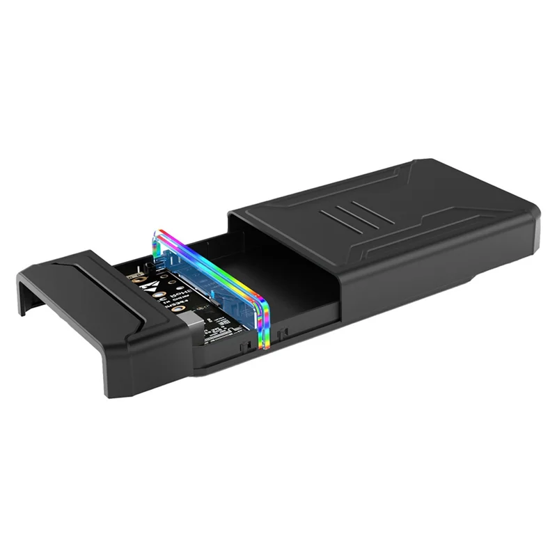 Caja HDD M.2 NVME SSD de 2,5/3,5 pulgadas, caja de disco Dual, carcasa de disco duro portátil USB 3,0, caja de disco duro externo
