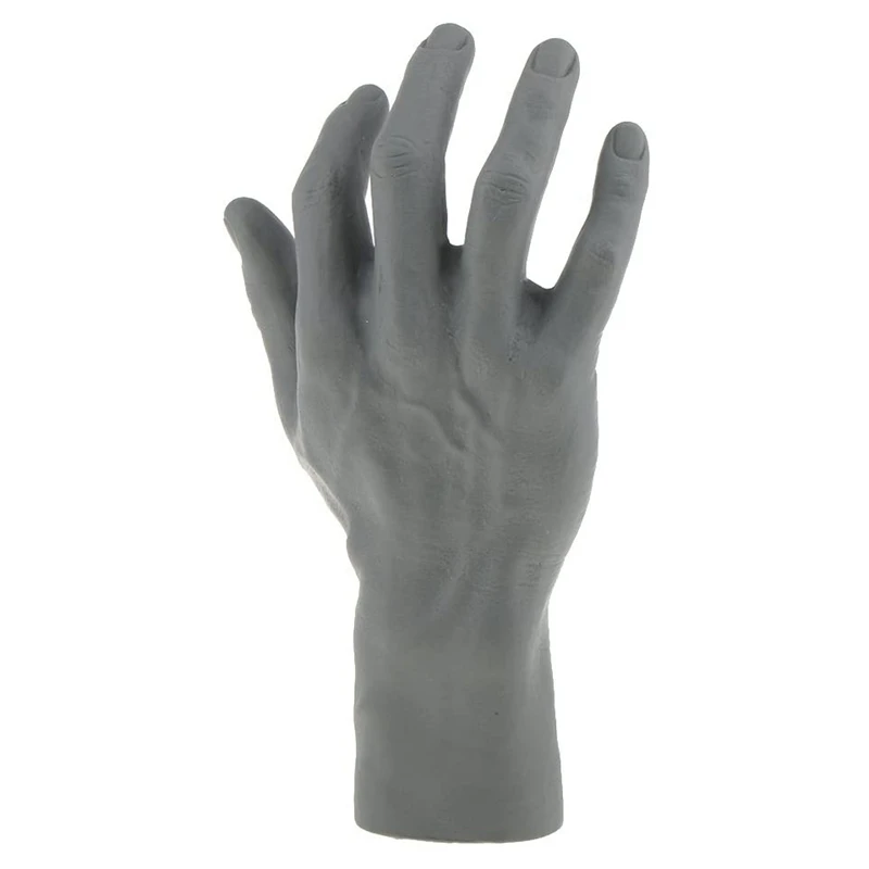 Male Mannequin Right Hand For Jewelry Bracelet Watch Glove Ring Display Hand Model Props Glove Model