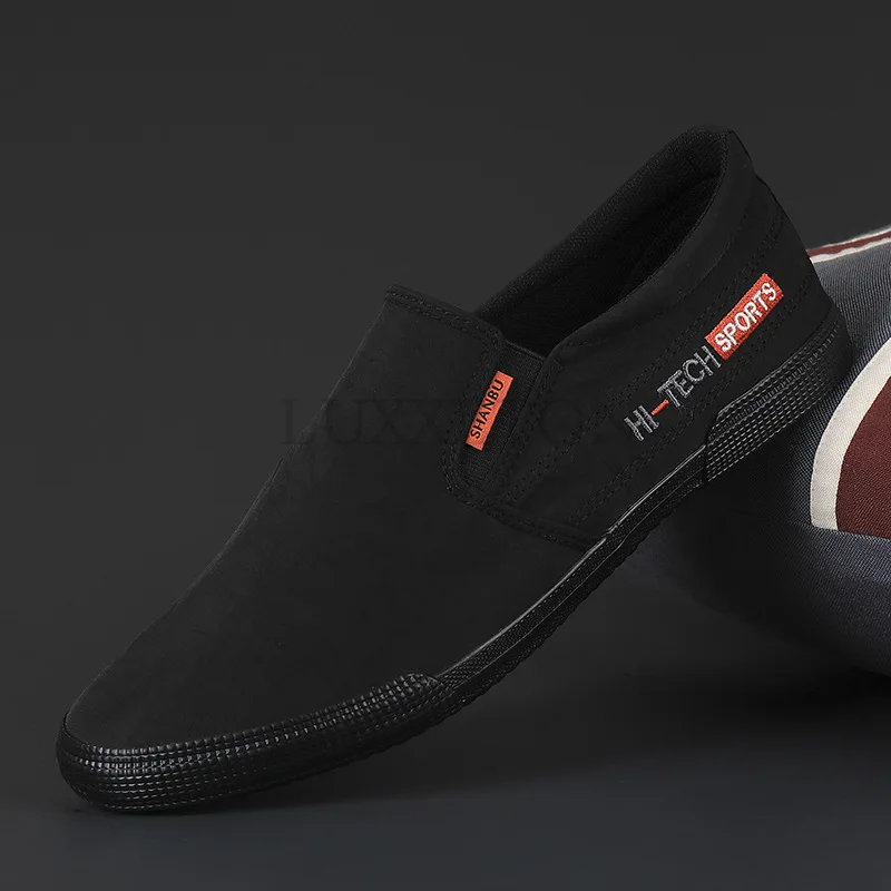 High Quality Canvas Casual Shoes Men Comfortable Outdoor Walking Footwear Breathable Surface Flats Men Shoes Loafers Boat Shoes