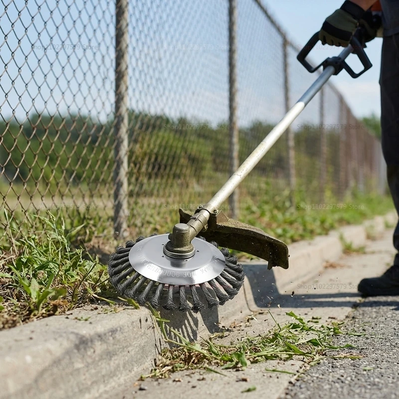 หัวตัดหญ้าแบบแปรงลวดเหล็กขนาด  - Gardening Tools For Weeds บทวิจารณ์และราคา