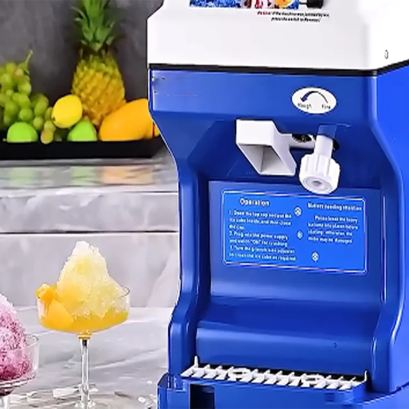 Electric Shaved Ice Machine Snow Cone Maker Tabletop Machine for   Home and Commerical Use