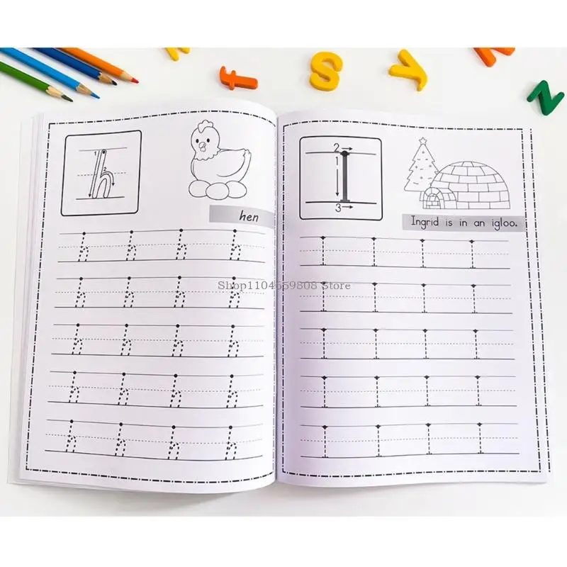 

Учебная книжка-раскраска для детей, изучающих язык и развитие моторики