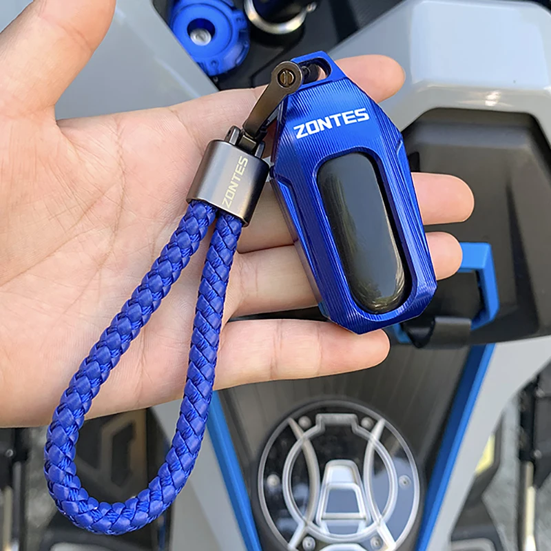 

For ZONTES 368G 703F 368D 368E 368K 368M 350 GK 350M 703 RR R 2025 Motorcycle Key Cover Case Key Chain Keyfob Zontes 368 G 703 F