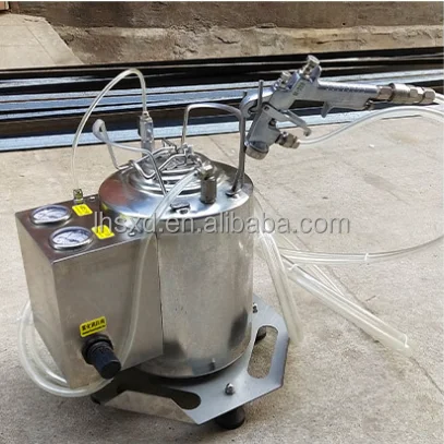 Cake Pizza Biscuit and Bread Handheld Spray Egg Dispenser Pneumatic Control Round Cake Mold Plate Toast Pan Oil Sprayer for Food