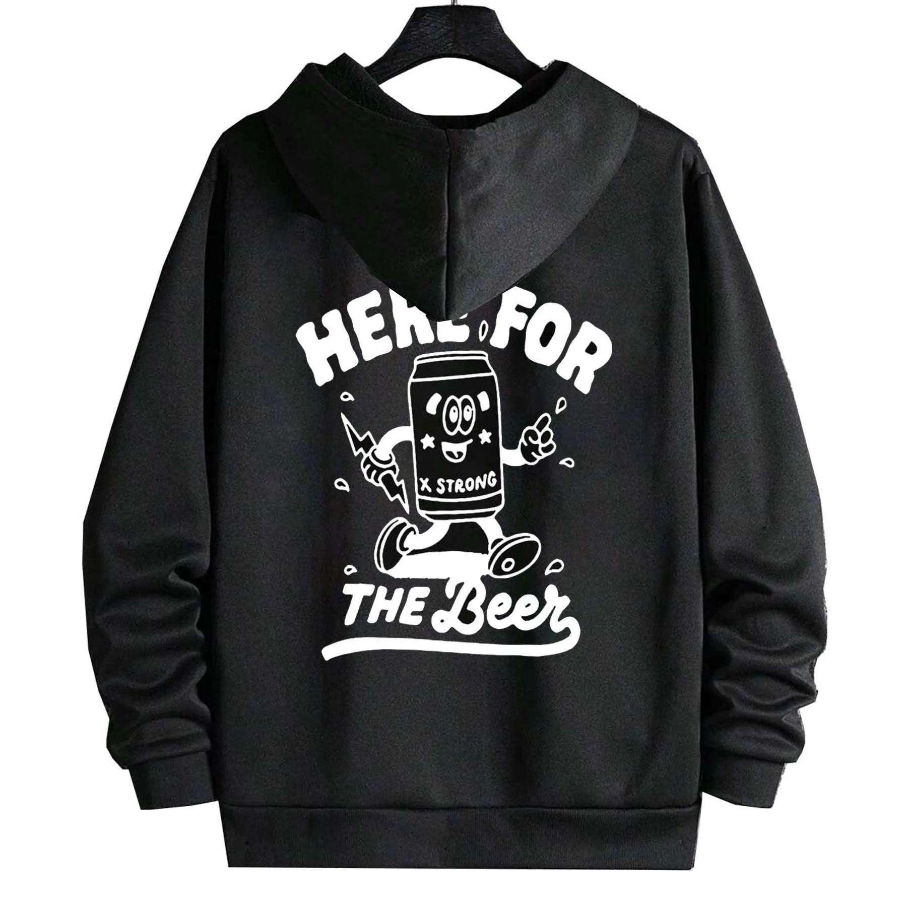 سويت شيرت رجالي بغطاء للرأس للخريف والشتاء بنمط مطبوع، جودة عالية مريحة وناعمة وصديقة للبشرة للجنسين #2