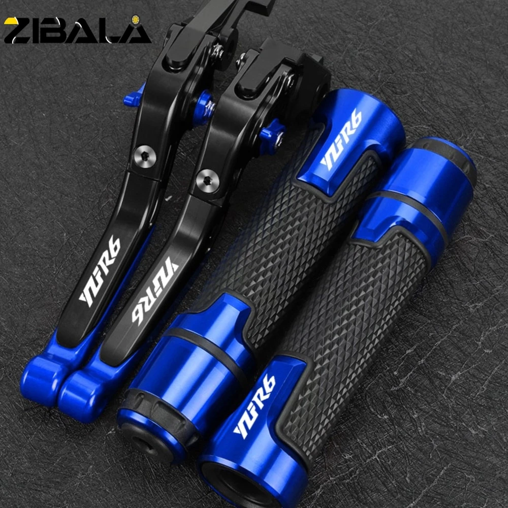 

Brake Clutch Levers Handlebar Grip Handles bar Hand Grips Motorcycle FOR YAMAHA YZFR6 YZF R6 YZF-R6 2005-2016 2015 2014 2013