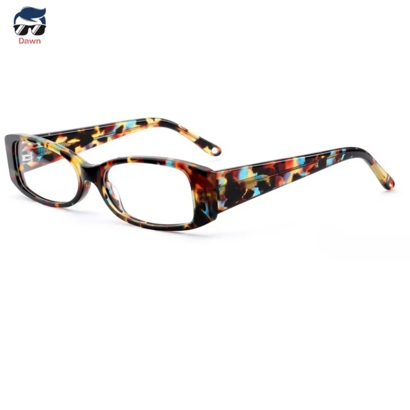 

Retro Square Frame High-Quality Handcrafted Acetate Eyeglasses Unisex Classic Design Prescription Lens Ready