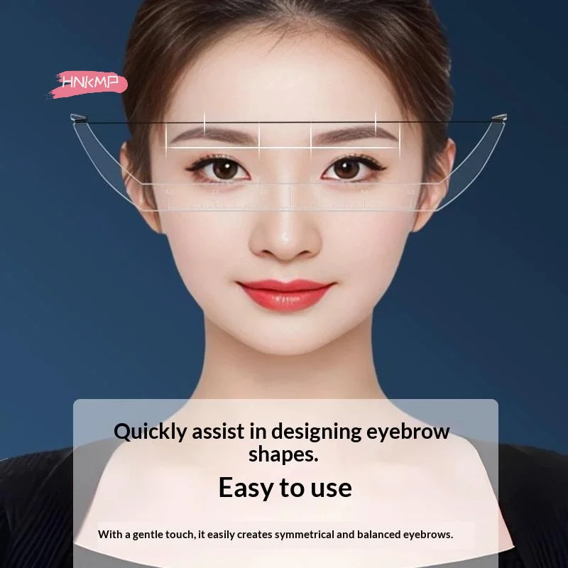 Microblading Eyebrow Mapping Ruler Permanent Makeup Pre-Inked Tattoo Bow And Arrow Line Drawing Auxiliary Tool for Beauty Artist