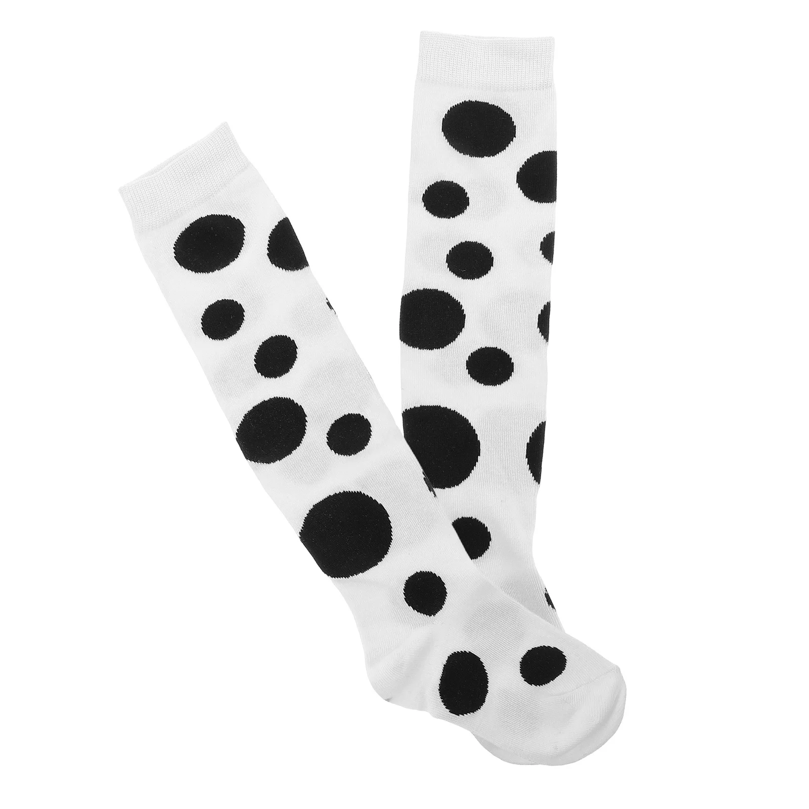 

1Pair Toddler Dot Knee High Socks Soft Warm Elastic Over The Knee Long Socks for Autumn Winter Sock Girl