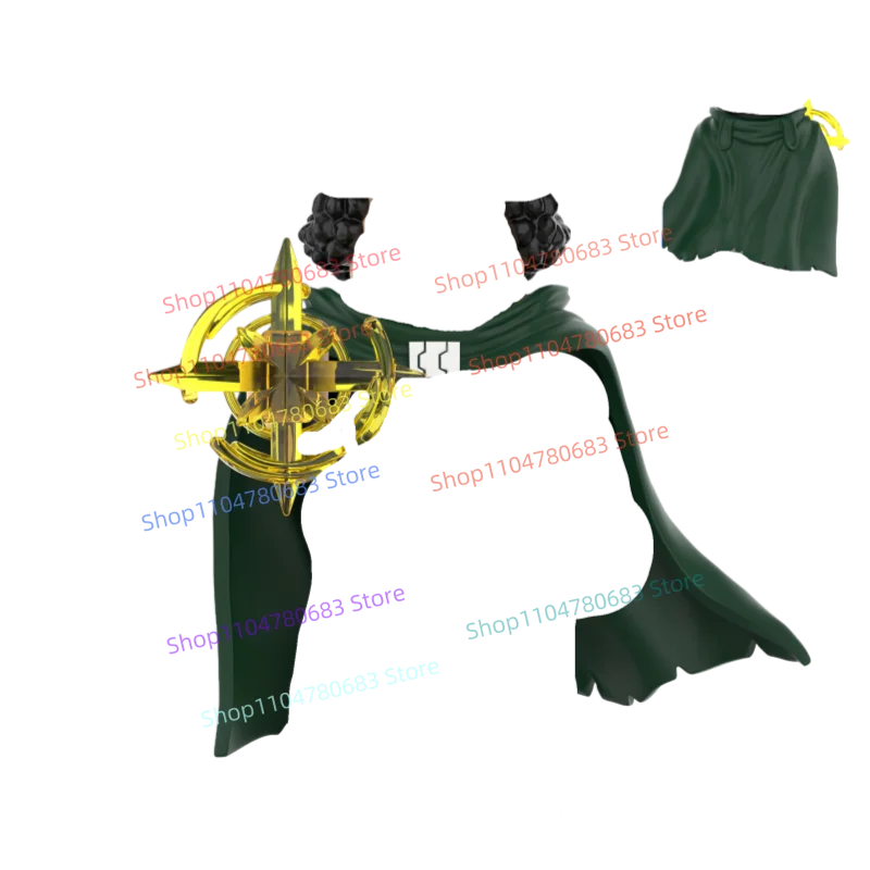 MOC جديد اللبنات دمية دمية صغيرة اكسسوارات اللحية قارب الإبحار اللعب الهدايا الحلي جمع