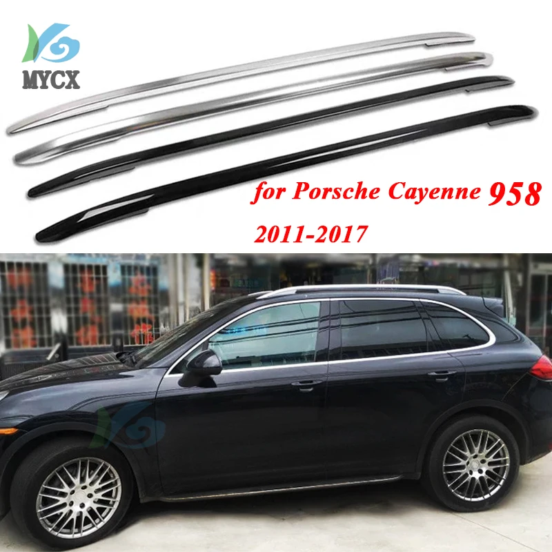 original model roof rack roof bar luggage rail for Porsche Cayenne 958 2011 2012 2013 2014 2015 2016 2017,best aluminum alloy