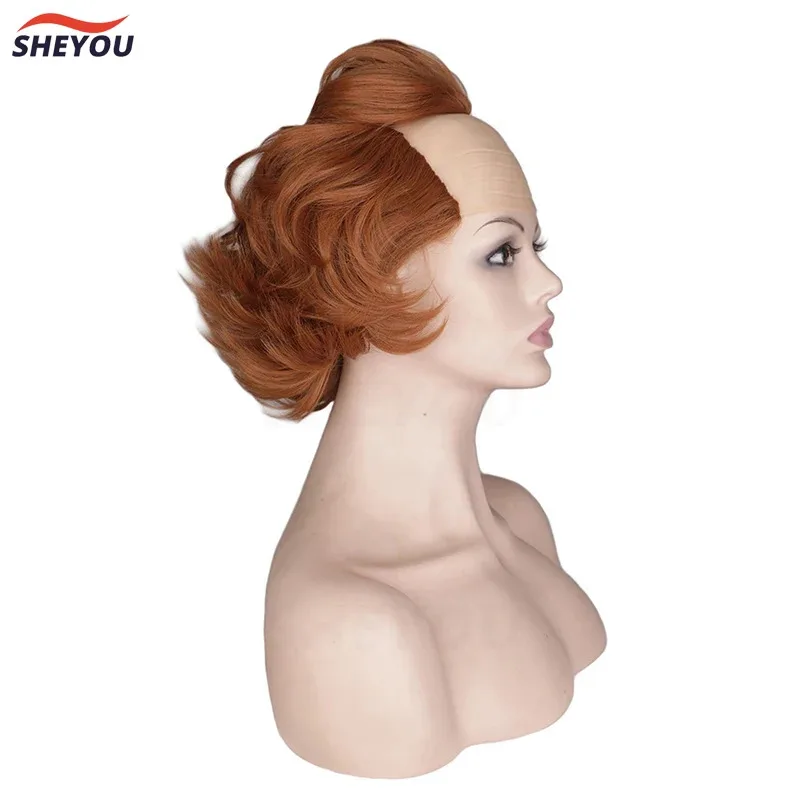 

asdh8@The Clown Cosplay Wig Movie Stephen King's It Pennywise Clown Joker Heat Resistant Synthetic Hair Cosplay Costume Wigs + W
