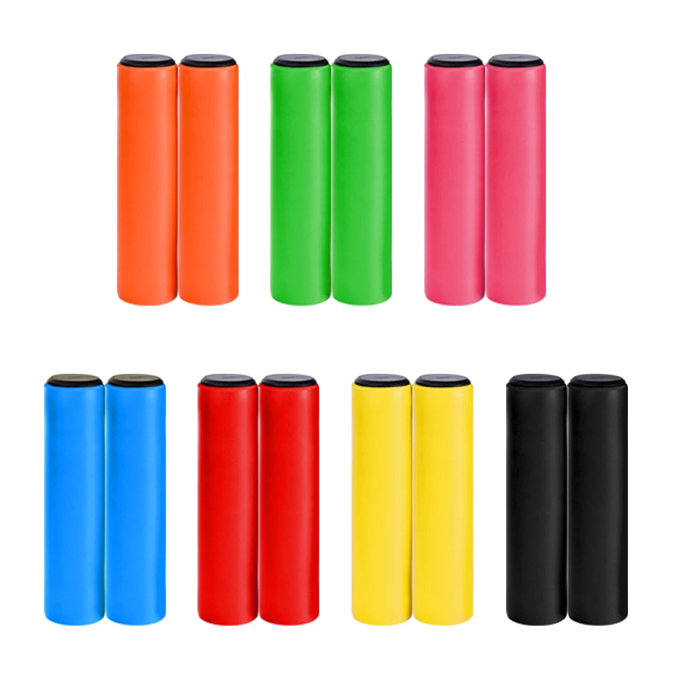 ESLNF Shockproof Thick Sponge MTB Grips Comfortable Soft Silicone Road Bicycle Scooter Handlebar Gripss Bike Parts view 5