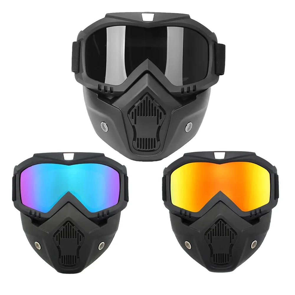 Motorcycle Riding Mask Windproof Outdoor Racing Skiing Off-Road Mask Bicycle Vehicle Sports Full Face Protection Tactical Helmet