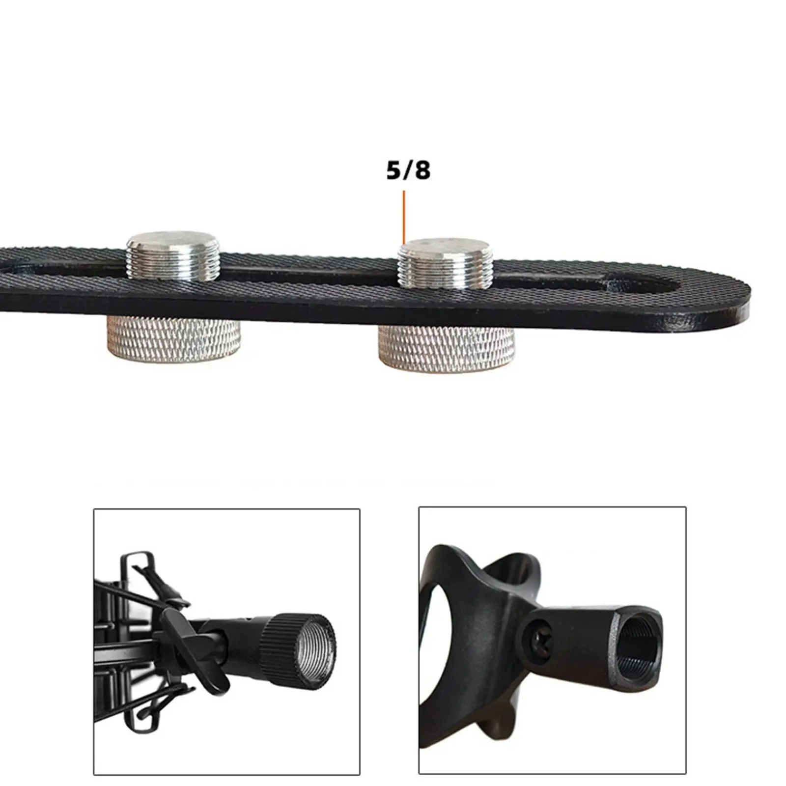 Support de microphone sur pied réglable en hauteur, professionnel, pratique, support de micro pour 4 microphones, trépied pour streaming et enregistrement