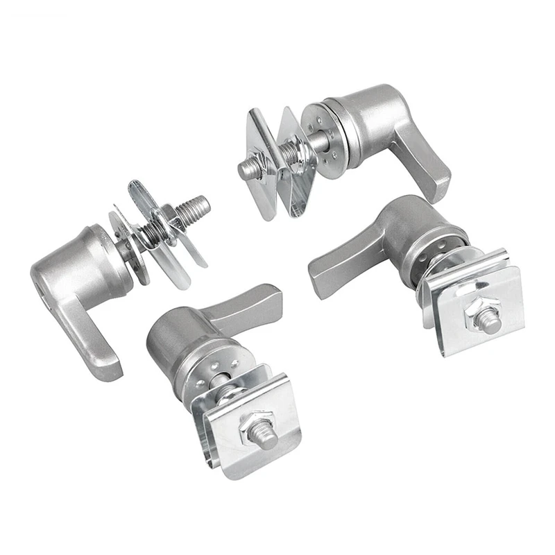 

Silver Saddlebag Lock Mounting Screw Kit Saddlebag Lock Mounting Screw For Touring Road King Electra Street Glide