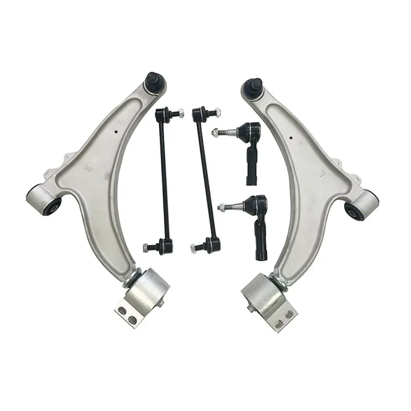 Front Lower Control Arms Sway Bars Tie Rods Kit for Chevy Malibu Lacrosse