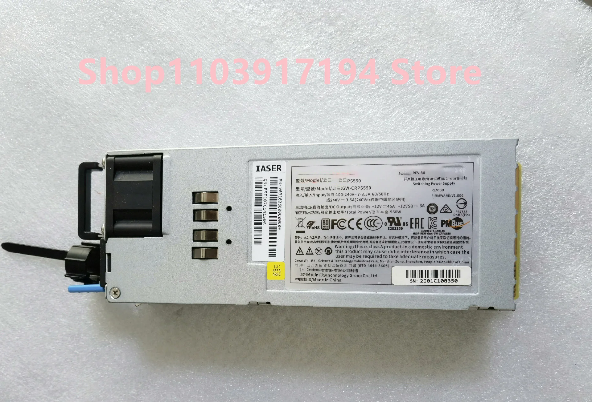 

FOR Great Wall GW-CRP550 880W Power Supply