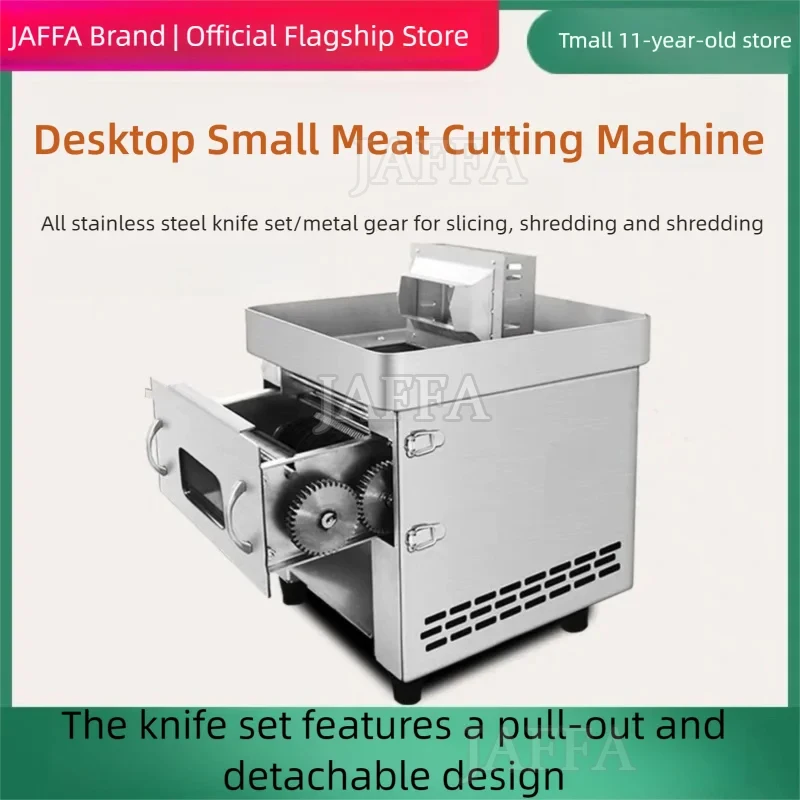 Commercial Stainless Steel Electric Meat Slicer ic Meat Cutter for Beef, Pork, Deli, Kitchen Restaurant Butcher Shop Easy Clean
