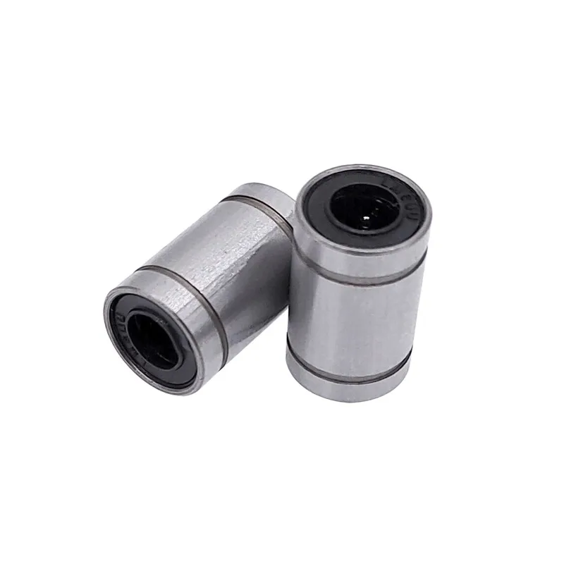 2Pcs LM6UU linear bearings CNC linear bushing 6*12*19mm 3D printer parts for rods liner rail linear shaft parts