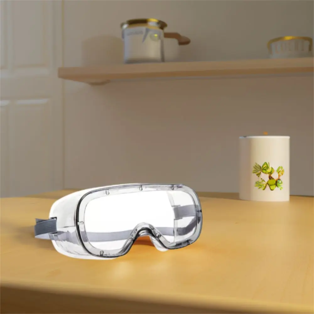 Durable Professional Safety Goggles Dustproof Protective Anti Splash Eyewear Clear Lens Vented Anti-Fog Glasses Industrial