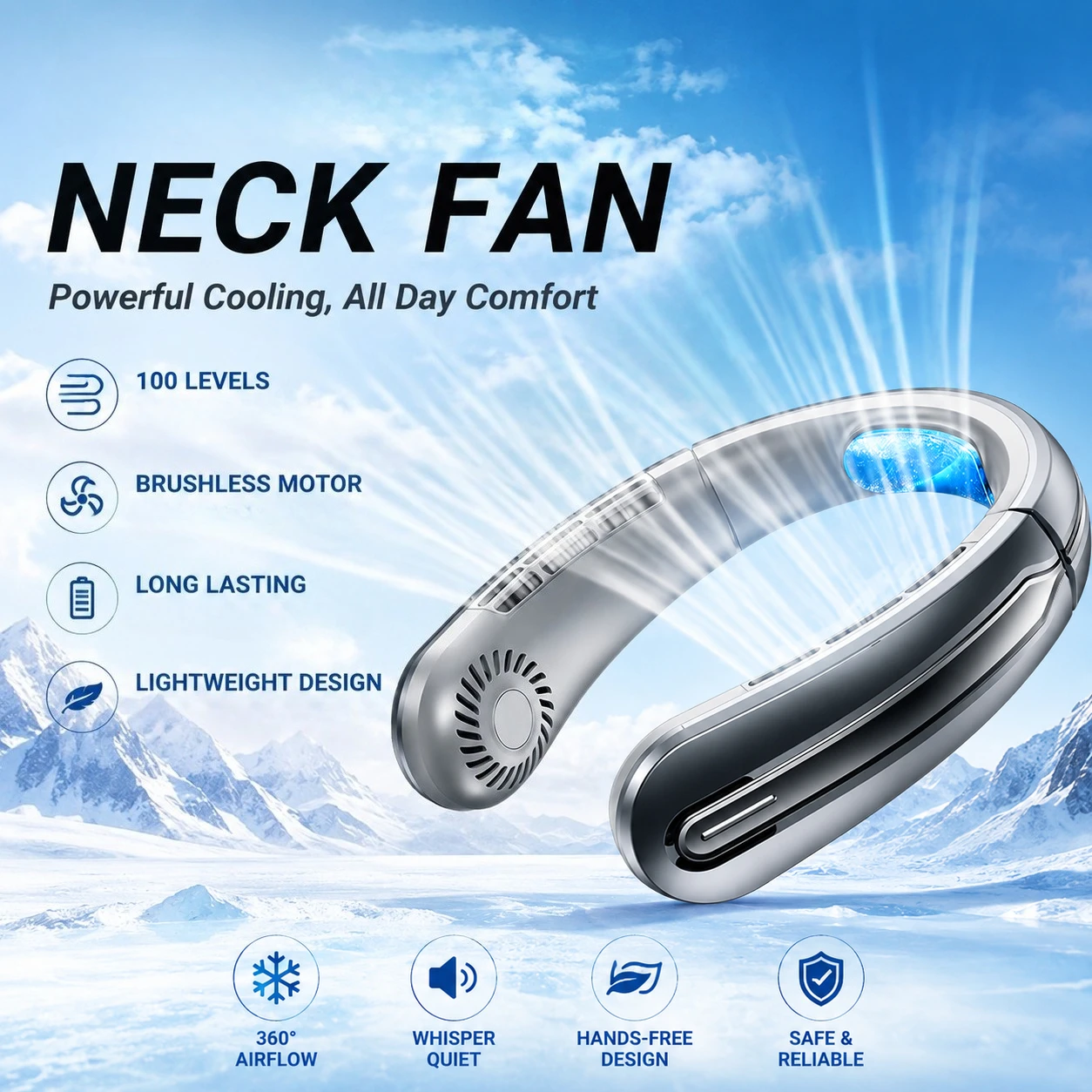 Thumbnail 3 - #44 Wearable Neck Fans Discount Picks