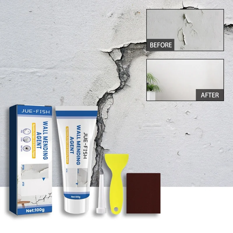 100g Wall Repair Paste,Wall Maintenance Renovation,Covering Mildew Stains,Durable Dirt-proof Household Wall Crack Repair Paste